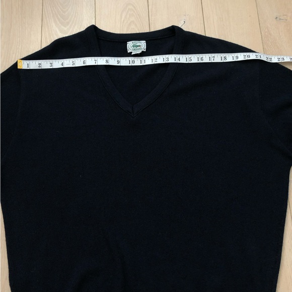 Vintage Izod Lacoste Pullover V Neck Sweater in Navy Size L - Picture 6 of 9